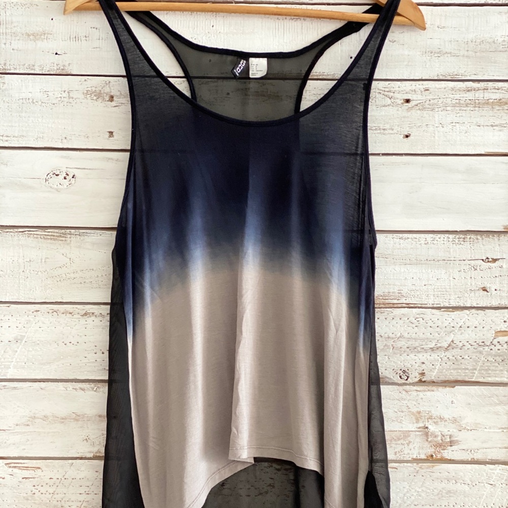 Tank top see thru back